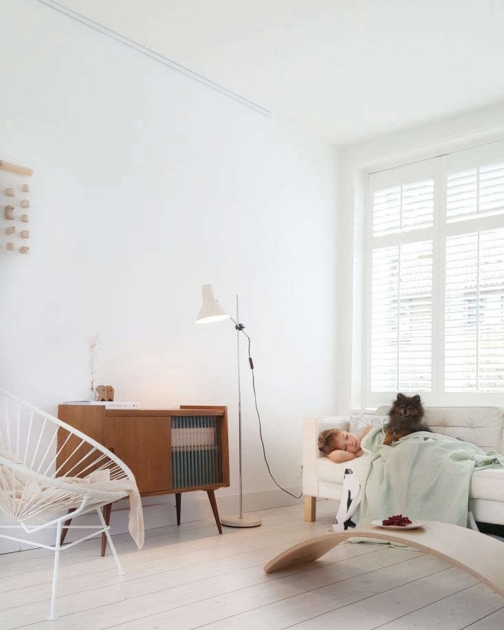  a midcentury sideboard gets continually moved around the living area: &am 19