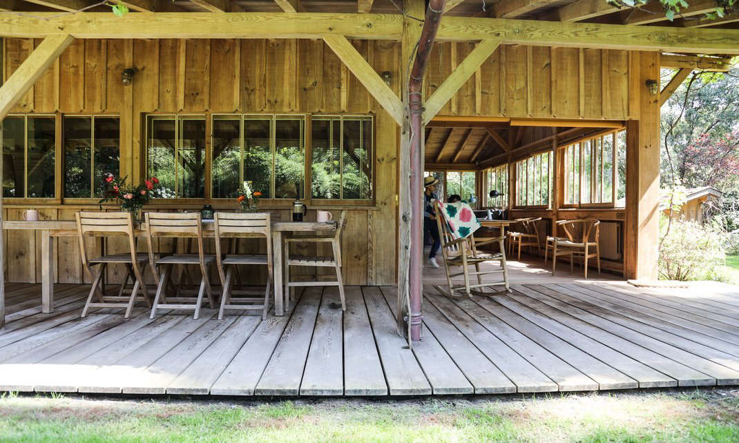 Bartherotte cabins are all about terrace living.