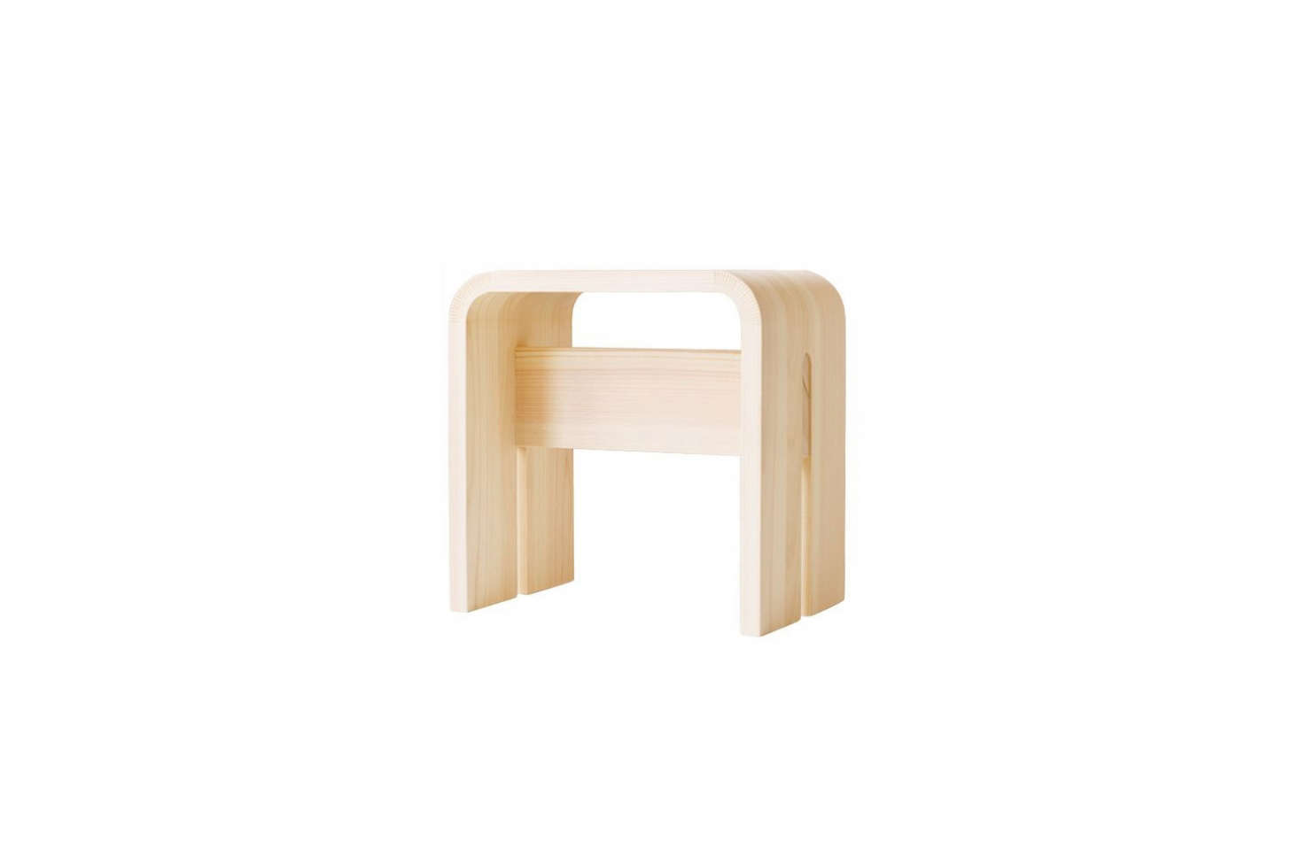 The Hinoki Bath Stool by designer Makoto Koizumi is handmade of bent Kiso Hinoki; $9.65 for the small size at Analogue Life. For more, see Easy Pieces: Best Sauna Stools for the Bath.