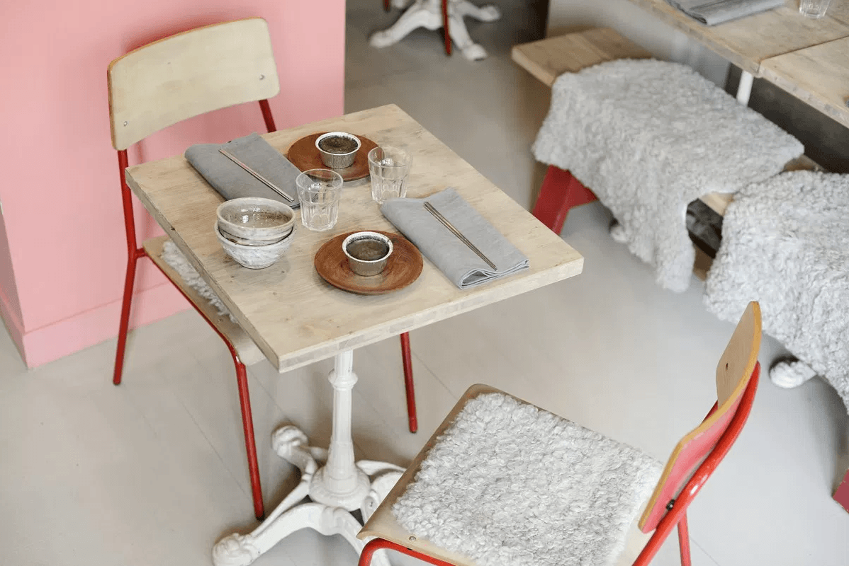 When outfitting the Japanese restaurant Tokki in Paris