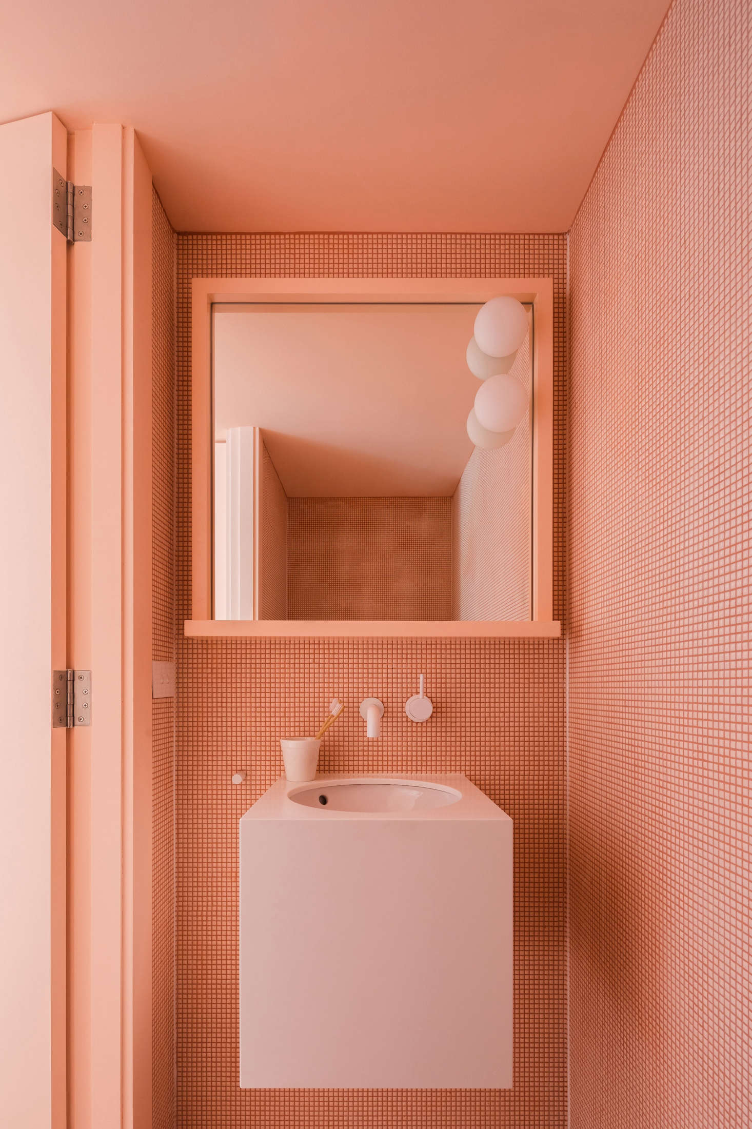 Powder Room 11 Favorite PinkHued Bathrooms, Modern Edition Remodelista