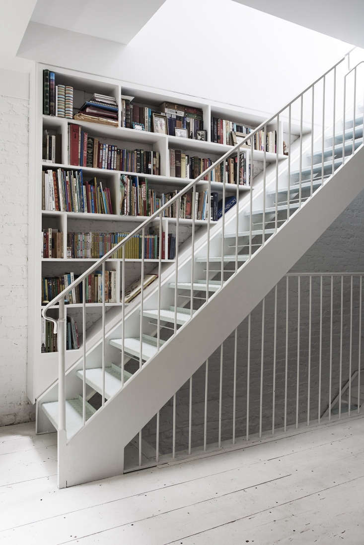 inspiration for the steel stair came from a utilitarian design that the couple  26