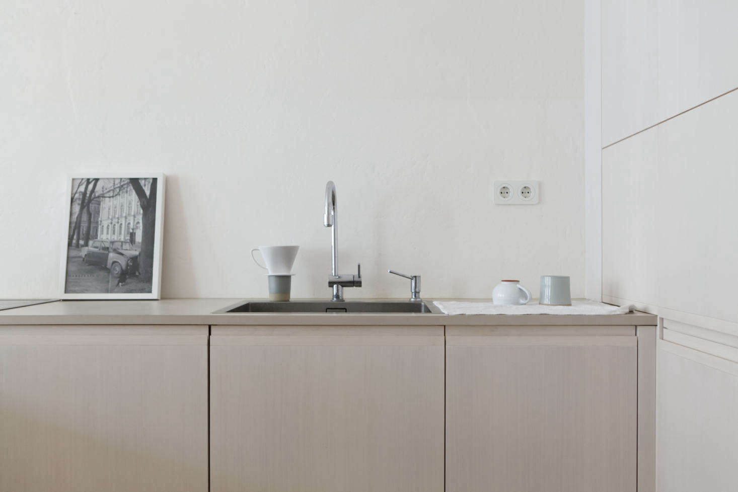 Photograph from Kitchen of the Week: A Poetic Apartment Kitchen by Studio Oink.