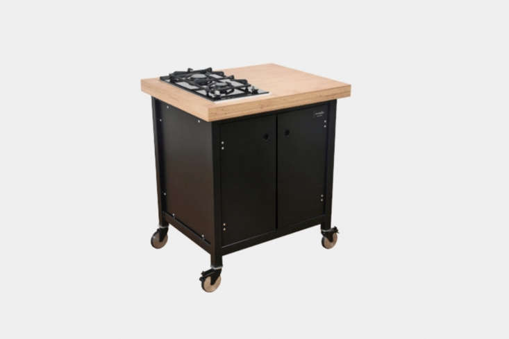 the kochwagen kw80, shown in matte black, with a two burner gas hob is € 18