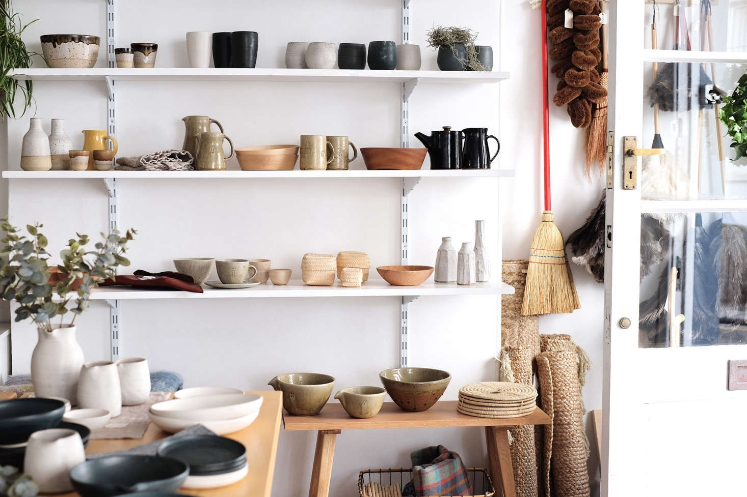 Among the local wares on offer are ceramics by Rebecca Proctor, a potter based in North Cornwall. Her designs include Cups (£3