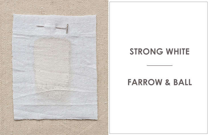 the walls are painted farrow & ball&#8\2\17;s strong white; \$\1\10. ph 38