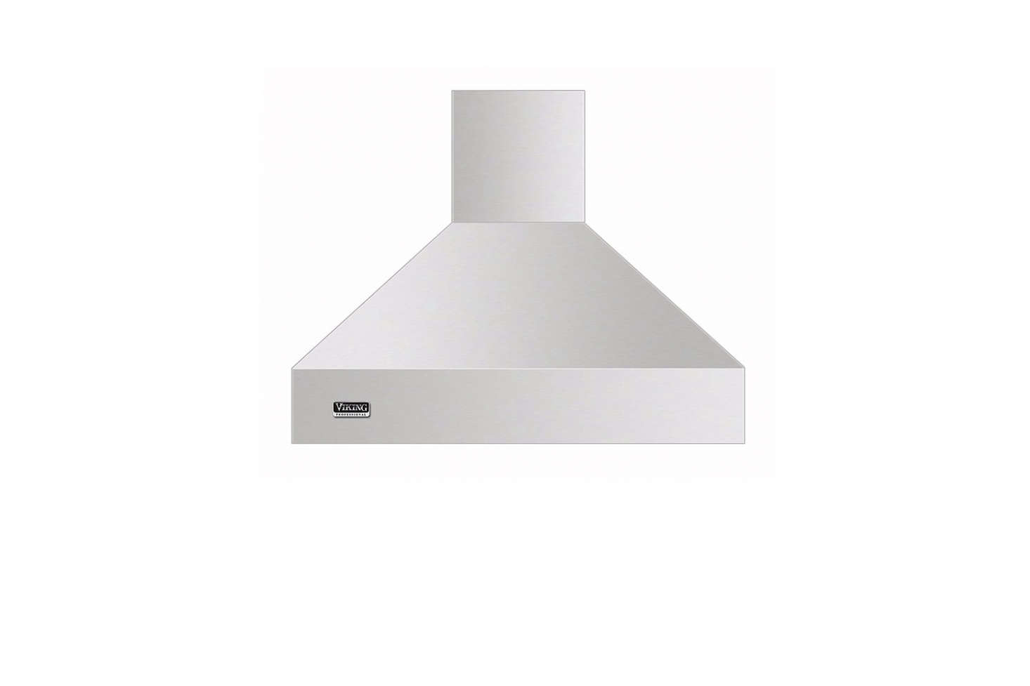 The Viking Professional 5 Series 36-Inch Island Mount Chimney Range Hood comes in stainless, Black, White, Apple Red, Graphite Gray, Cobalt Blue, and Burgundy ($
