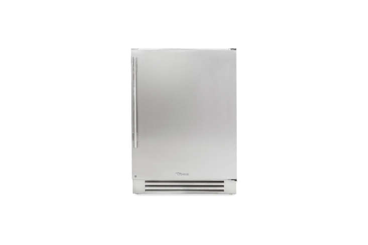 the true undercounter \24 inch refrigerator with a solid stainless steel solid  17