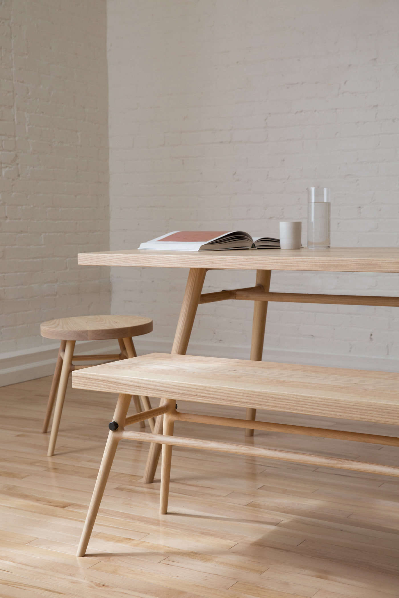 Before designing the collection, Simmering and Pauwen first fell in love with the materials. 