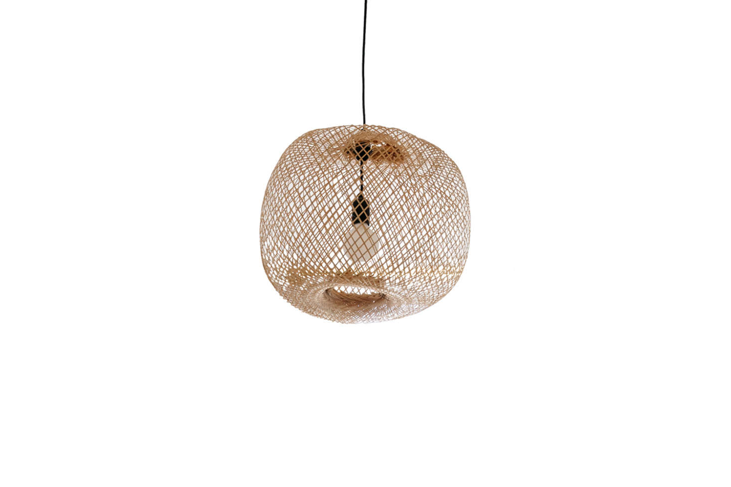 The Round Bamboo Pendant Light is from Couleur Locale; €9.