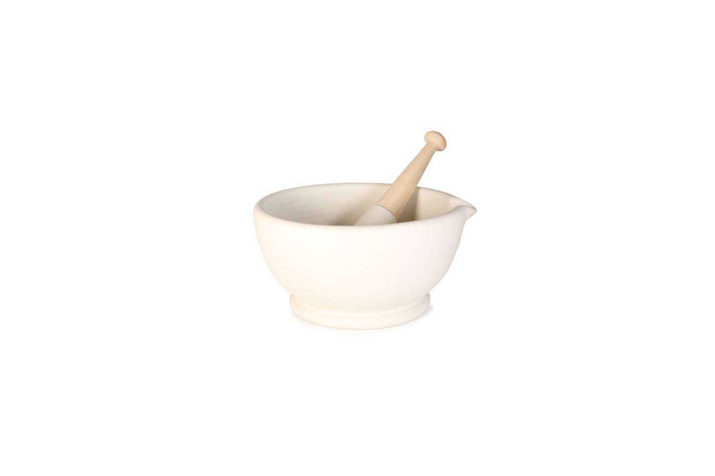 Caroline has a large, Size Milton Brook Ceramic Mortar & Pestle with a data-src=