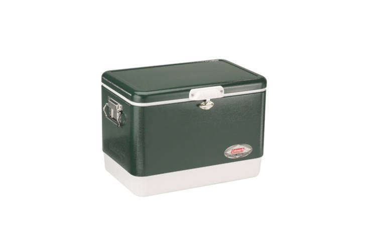 the coleman vintage 54 quart steel belted cooler is \$\199.99. 29