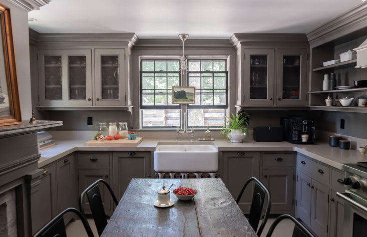 through the dining room is the kitchen, also painted in benjamin moore&#8\2 30