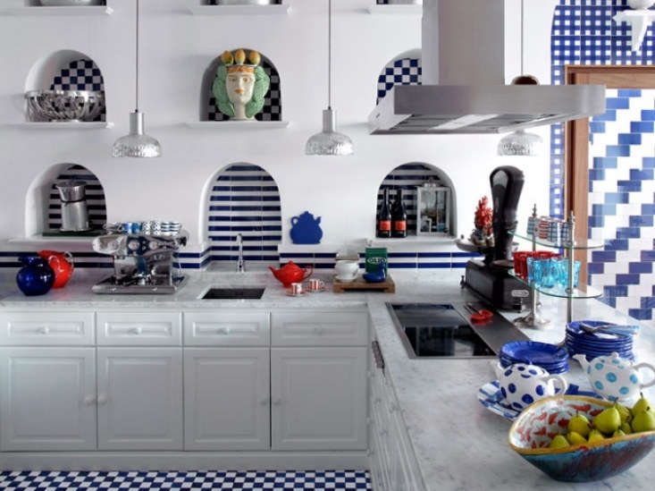 la minervetta sorrento kitchen graphic tiles