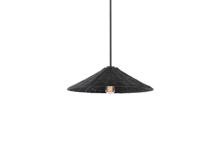the wicker dome pendant lights are \$\145 each from kouboo. victoria spray pain 23