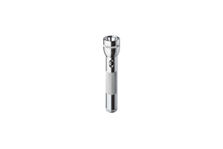 the maglite heavy duty incandescent \2 cell d flashlight in silver is \$40. 23