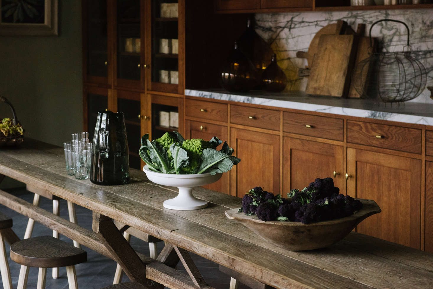 Produce is sustainably sourced from the estate