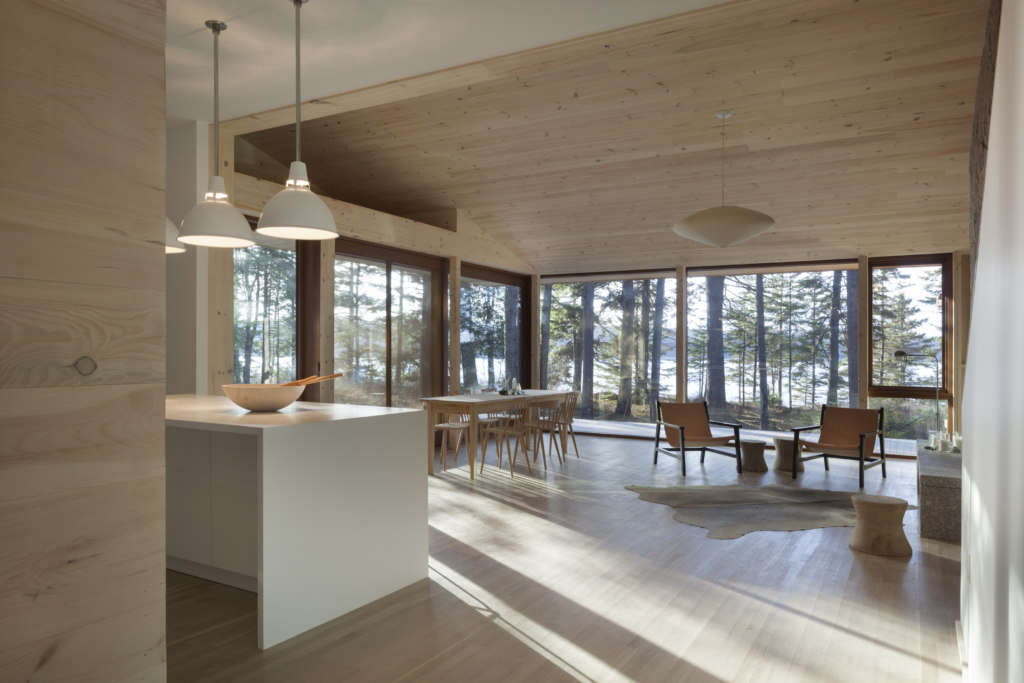 Matthew Baird Architects Somes Sound house, Acadia National Park, Maine