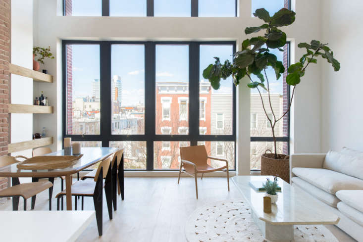 in the penthouse of a new condo development in williamsburg, brooklyn, holliste 17