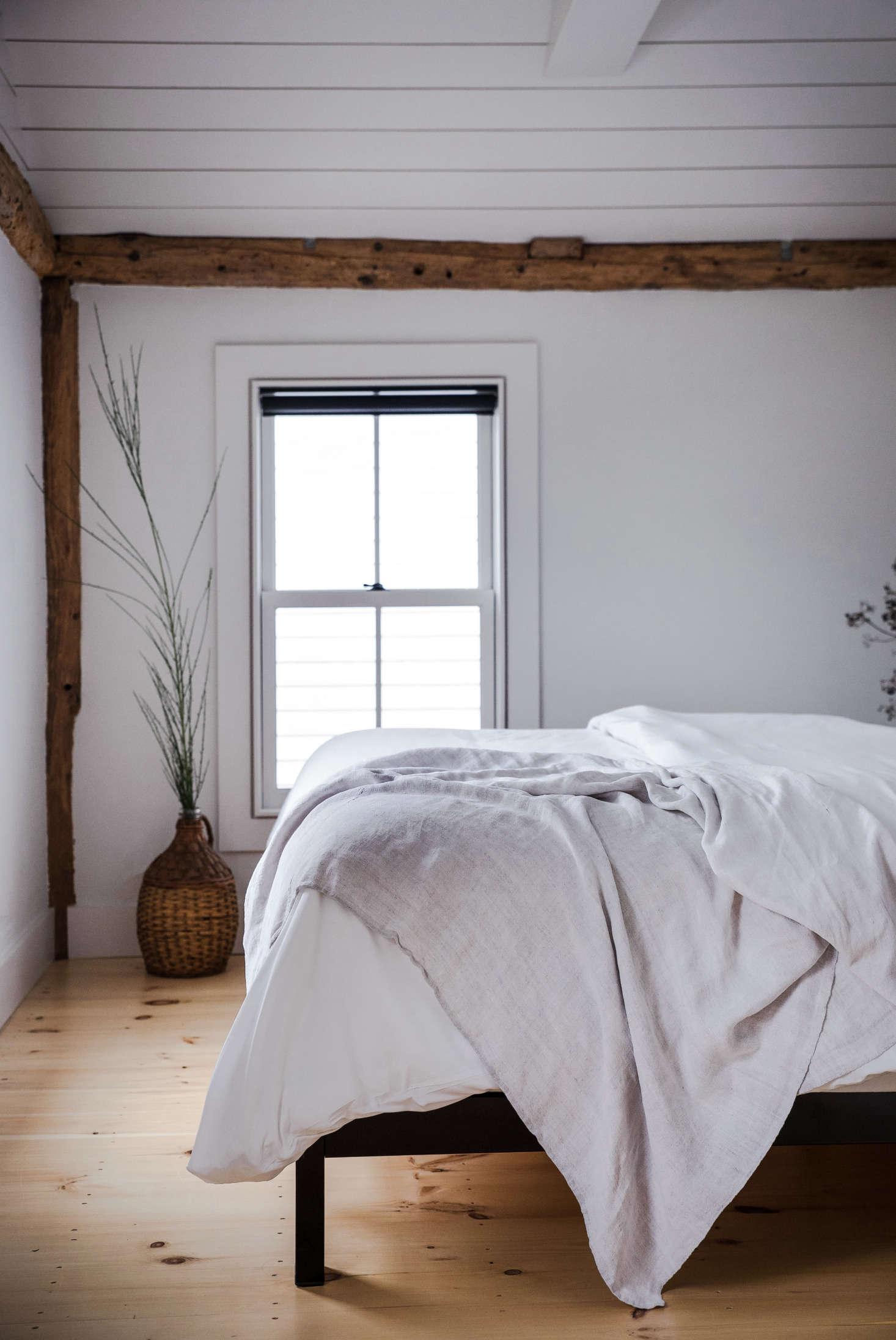 Throughout the house, the walls are painted in Farrow and Ball
