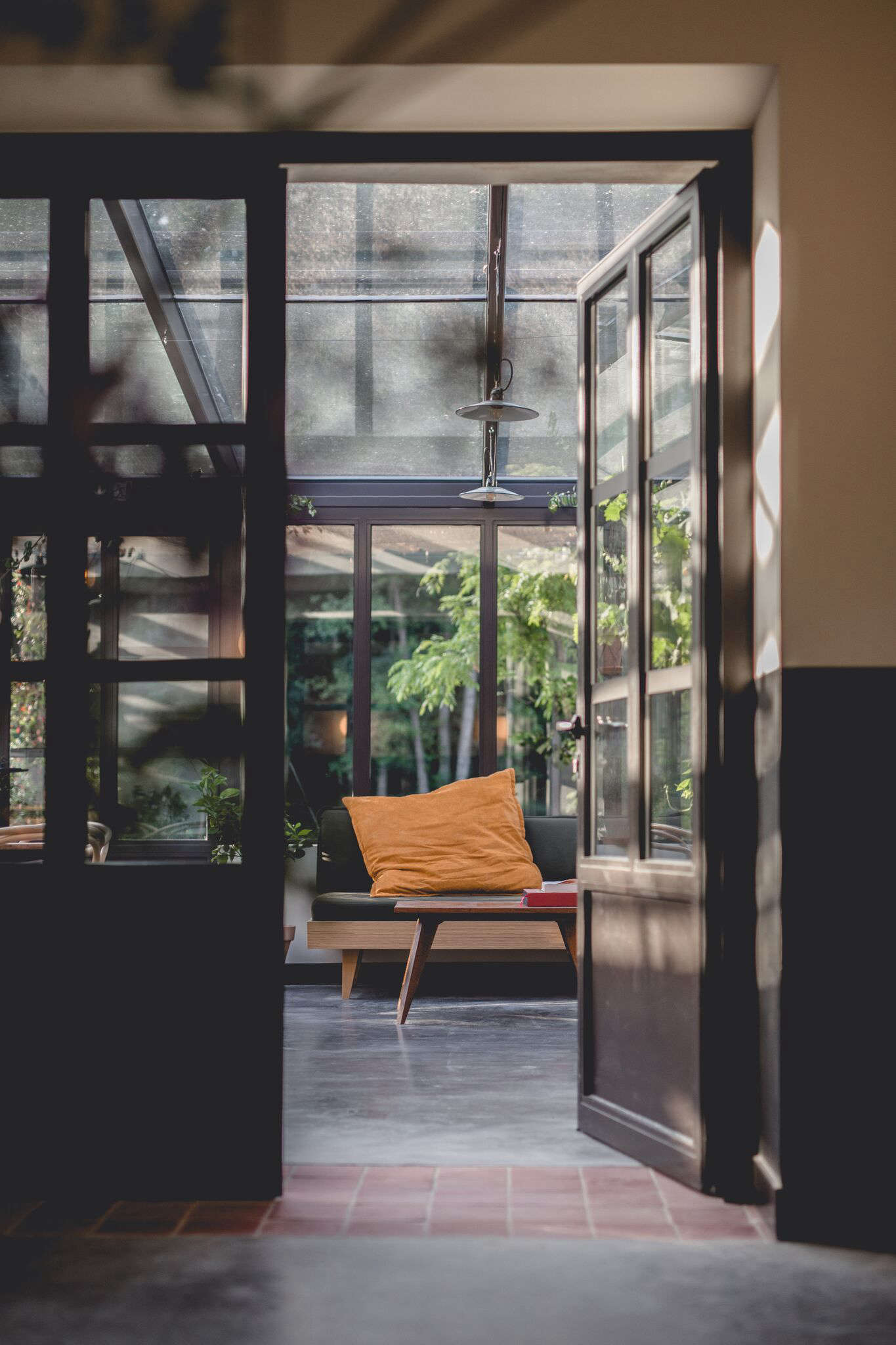 The Be-Poles designers say their aim was to rethink the traditional French approach to luxury and create a sense of relaxed intimacy. Many of the furnishings are their refined take on Shaker design, custom-built for Le Barn.
