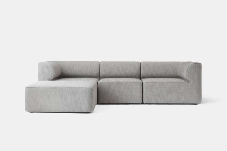 designed by norm architects for menu, the eave modular sofa is inspired by arch 21