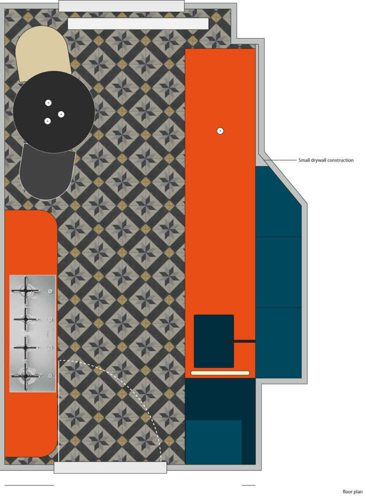 the kitchen floor plan courtesy of studio oink. 29