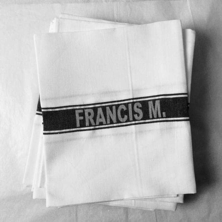 francis m irish linen tea towel gift