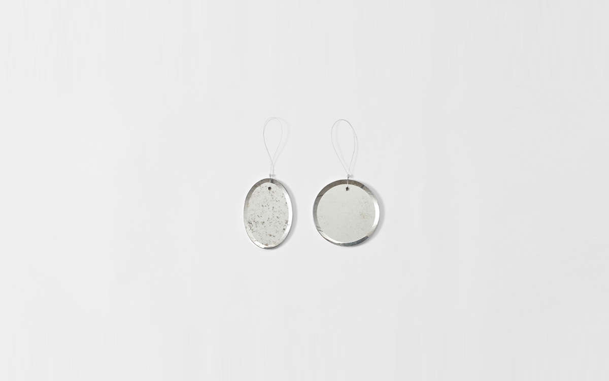 Julie and Francesca both like the Maureen Fullam Gilded Silver Mirror Ornaments from March in San Francisco. 