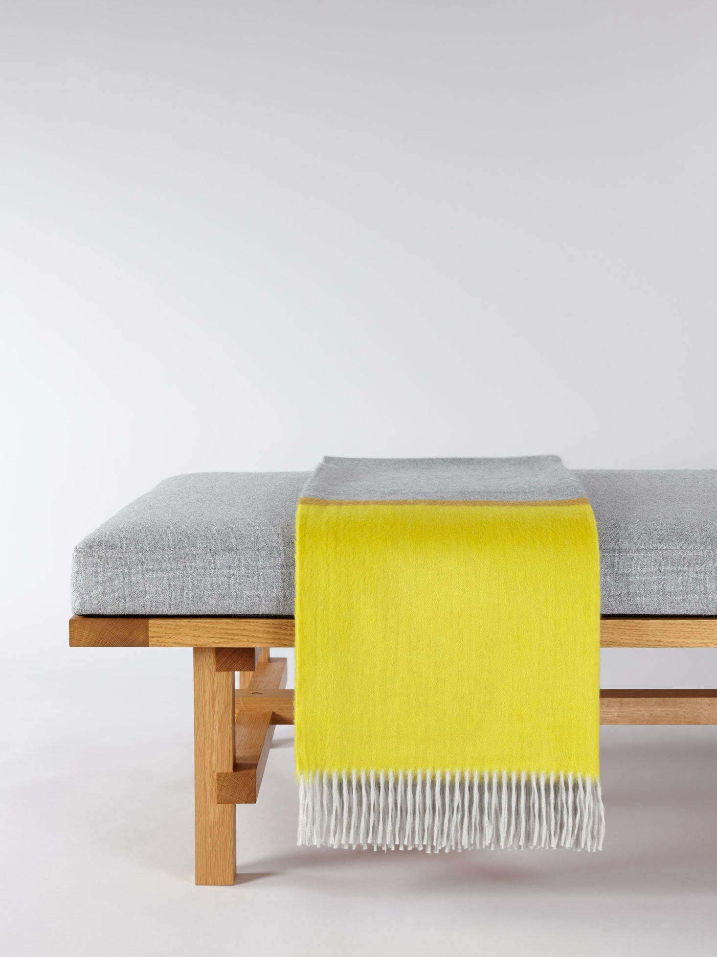 The Arran Borderland Cashmere Throw is made of 0 percent cashmere; £930.