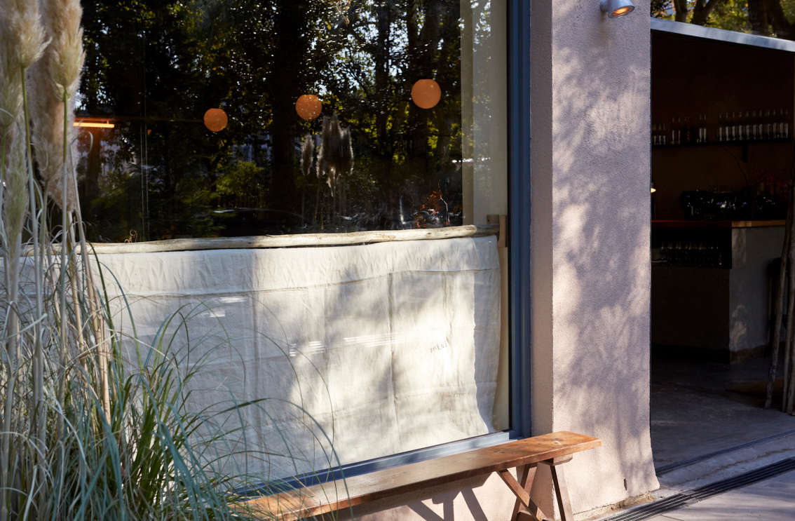 The window dressing at Jolene was created by Jeremie and one of his chefs, who is also an embroiderer.
