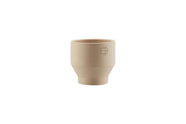 for a twist on a standard terra cotta plant pot, skagerak makes the edge pot in 31