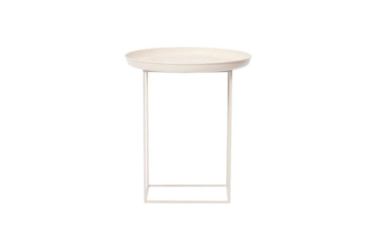 the duke side table from nor\1\1 comes in a creamy antique white color, among o 18