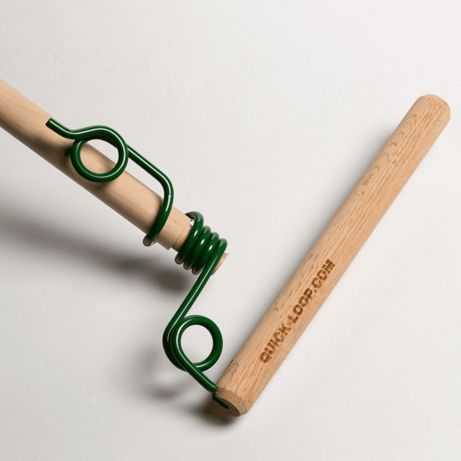 The Quick-Loop Mop is made from oak and steel and has no moveable parts (the handle comes in three sections that you screw together). The steel pinch loops hold a cleaning cloth that can be washed and reused. $ from Amazon.