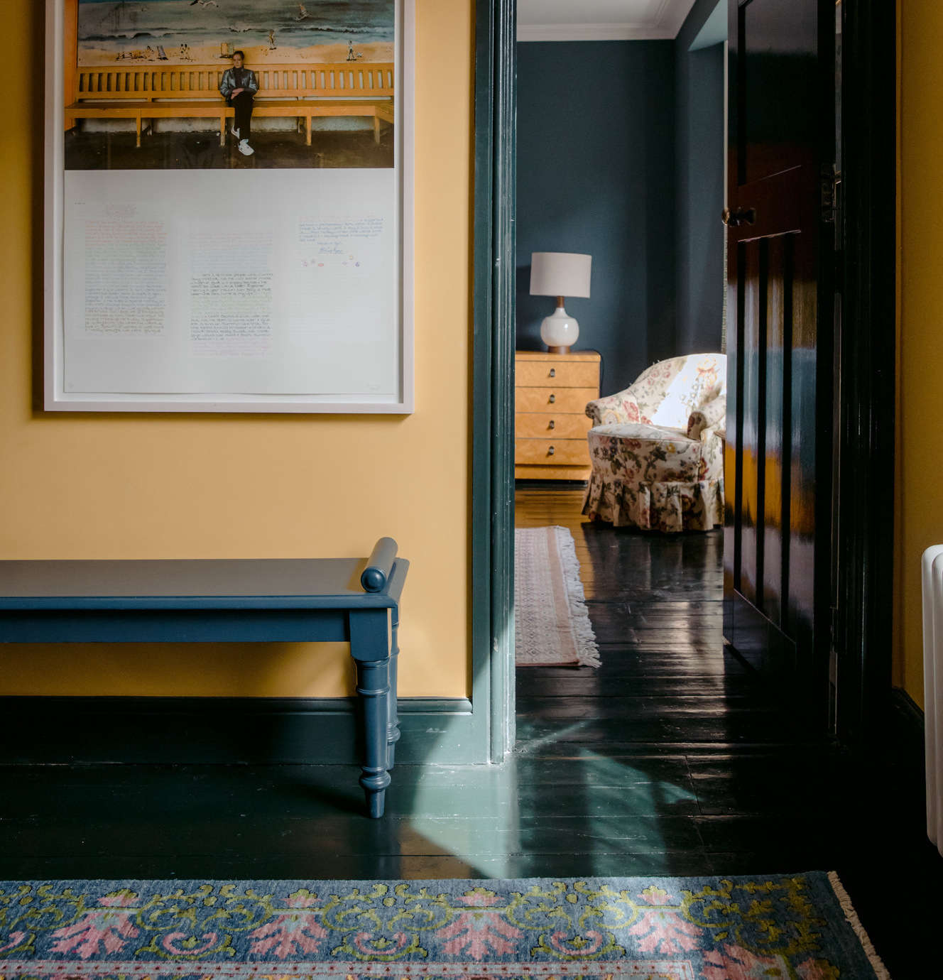 Shiny painted floors at The Rose Hotel Deal. See: Things Nobody Tells You About Painting Floors.