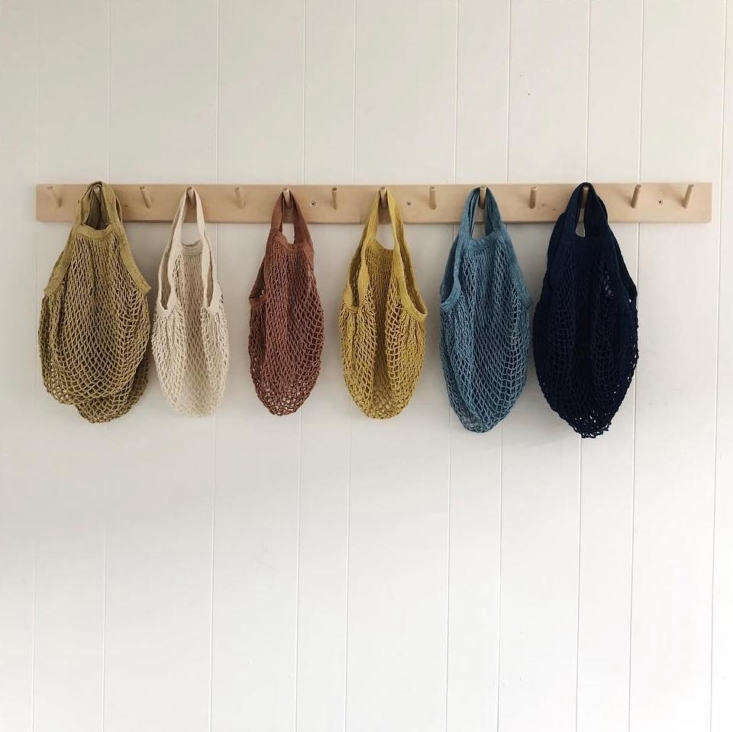 organic cotton string bags are available with short handles (shown) and lo 21