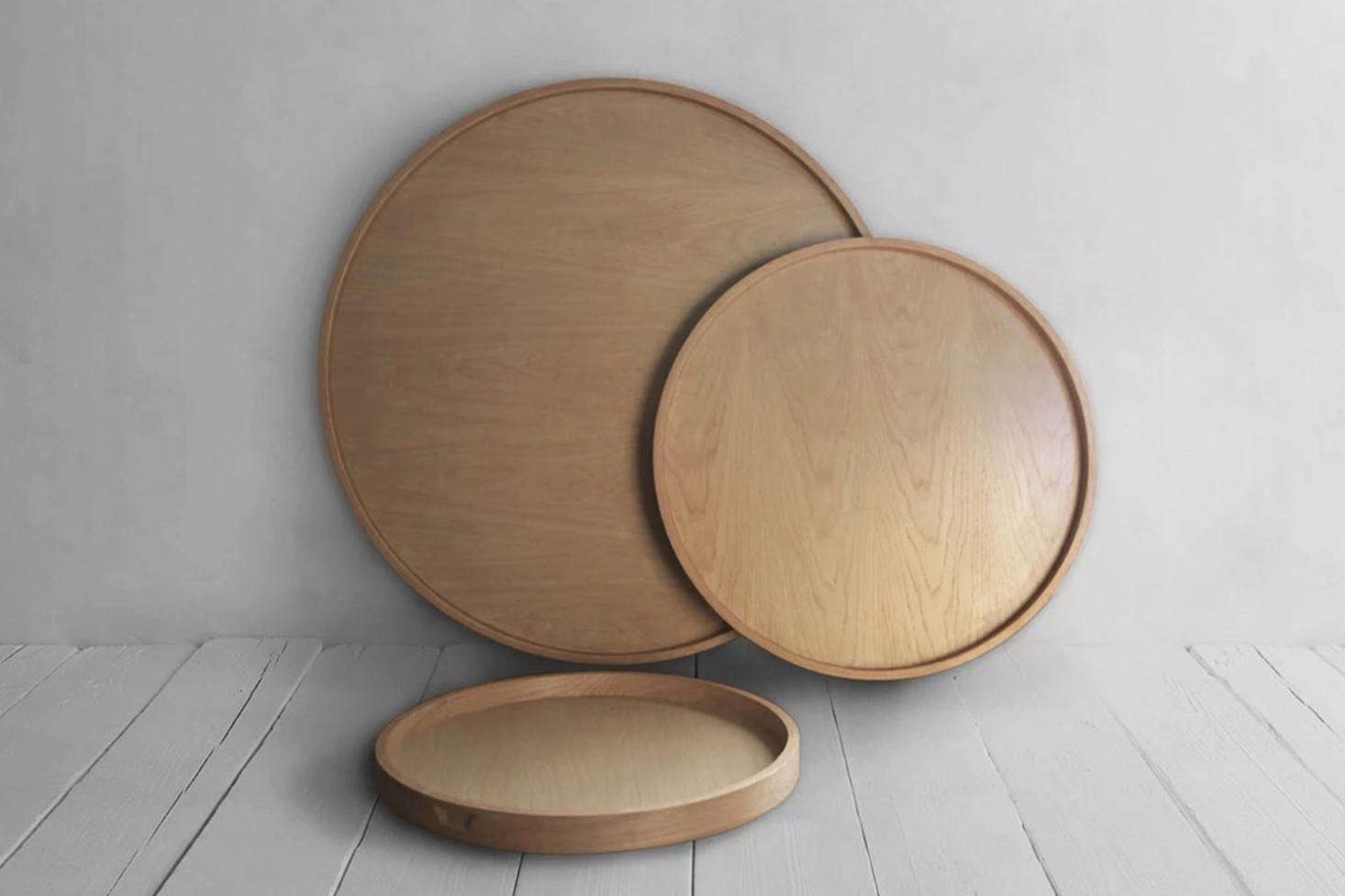 10 Easy Pieces Round Wood Trays Remodelista