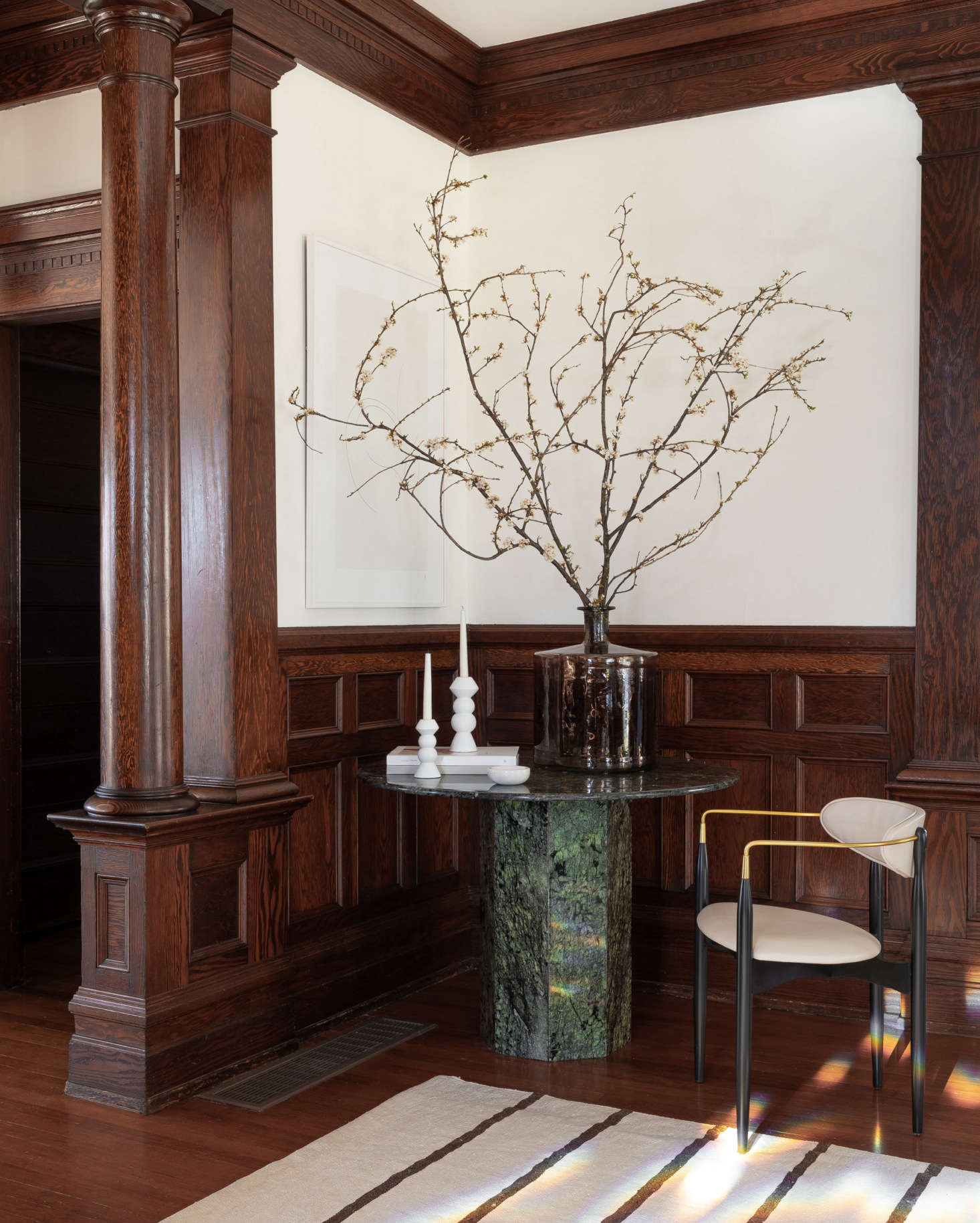 Historic House Refresh: How to Brighten Rooms with Dark Paneling