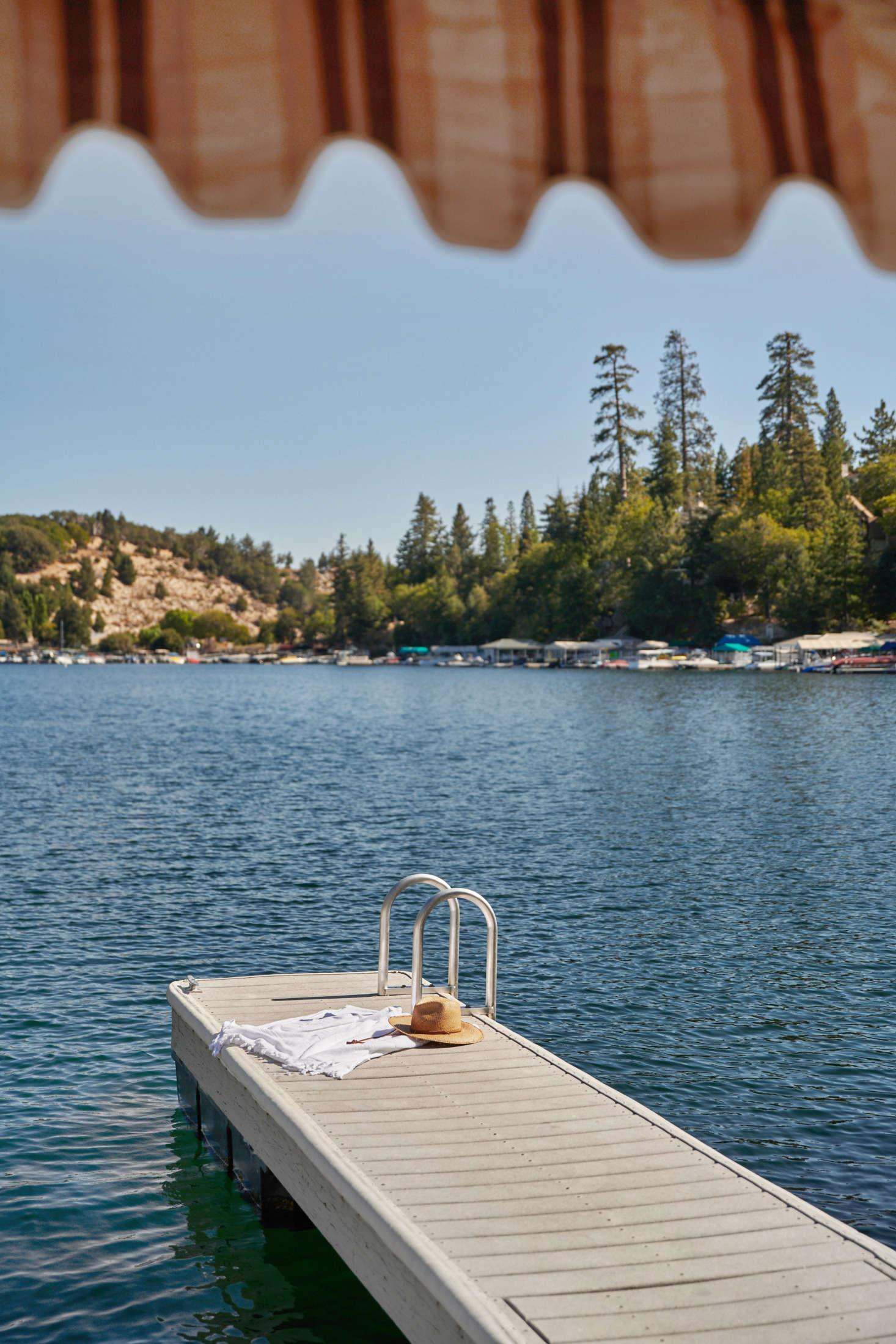 Last but not least, the lakeside dock, ready for lounging.