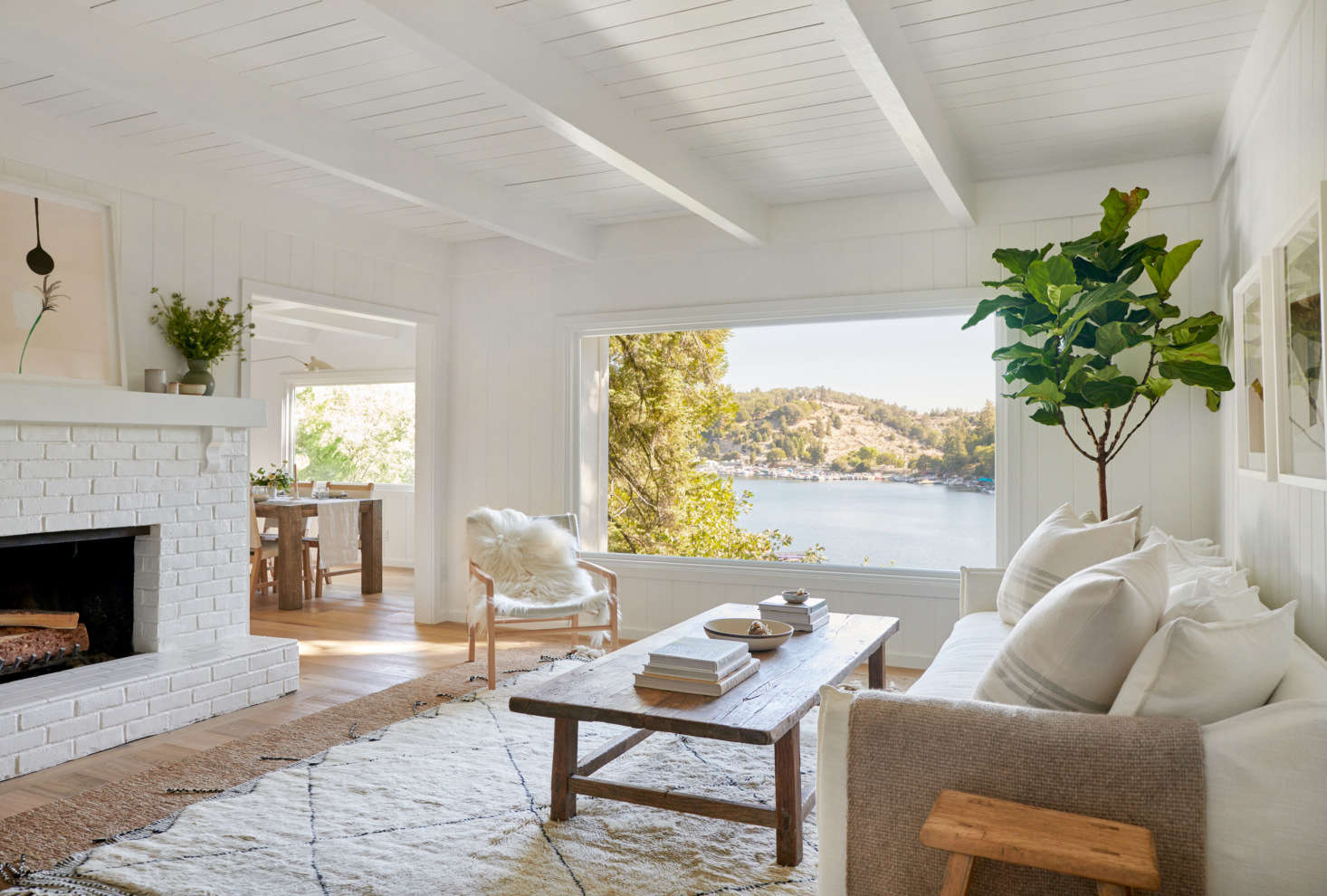 Though the team modernized and whitewashed the interiors, 