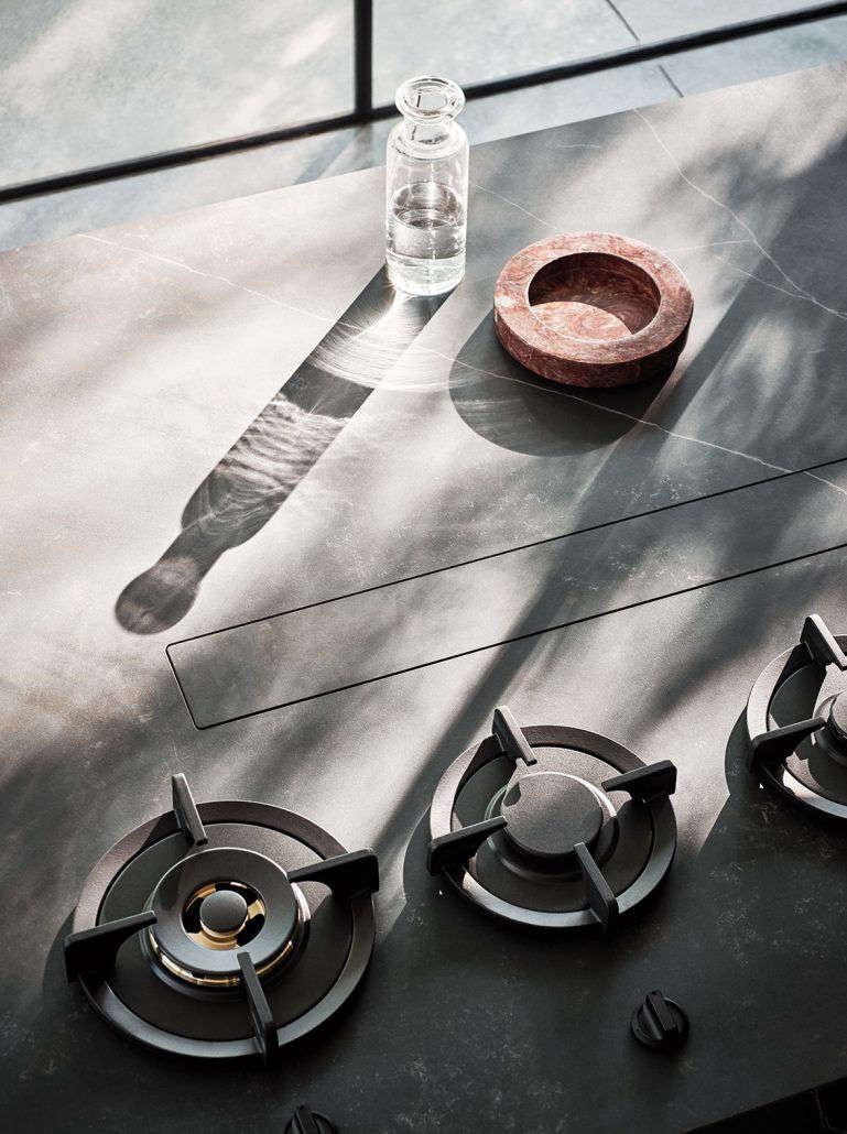 Pitt burners in a Cesar NYC kitchen.