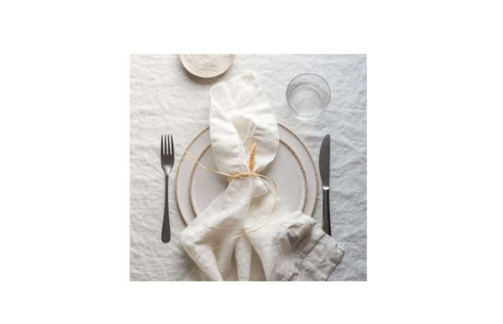 rough linen&#8\2\17;s \24 inch square napkins are made from orkne 23