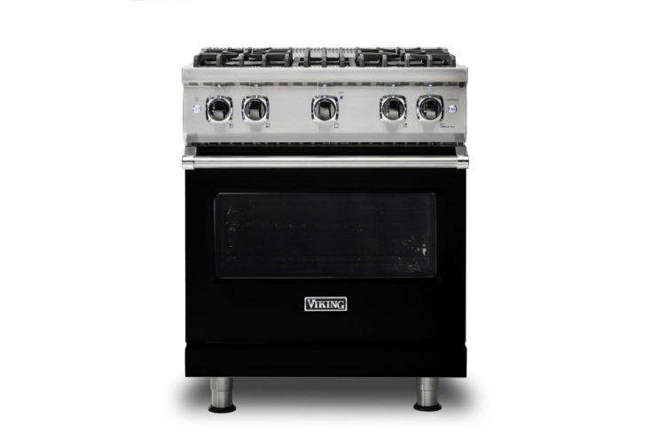 viking black 30 inch freestanding gas range 22