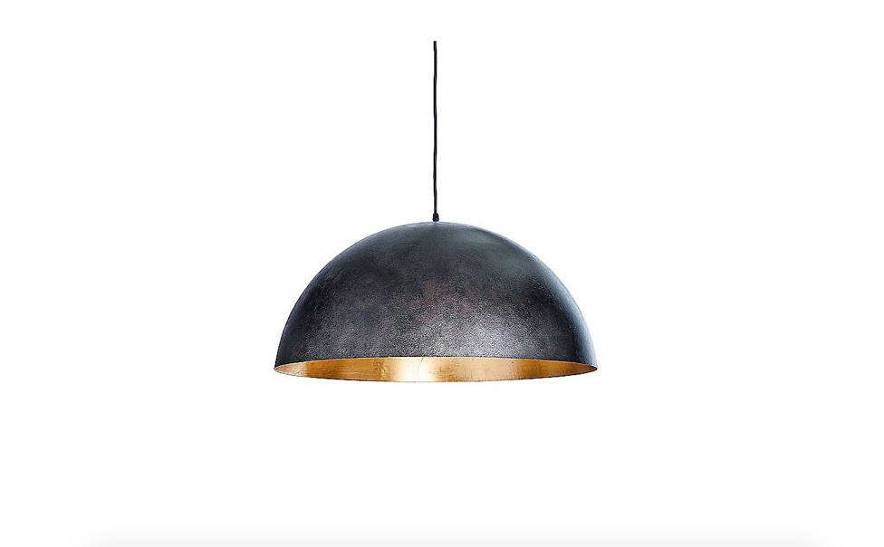 SC Fabrication fabricated the custom lightweight concrete pendant light. For a similar look, try the Sigmund Pendant Light by Regina Andrea; available in two sizes, from $4.37, at YLighting.