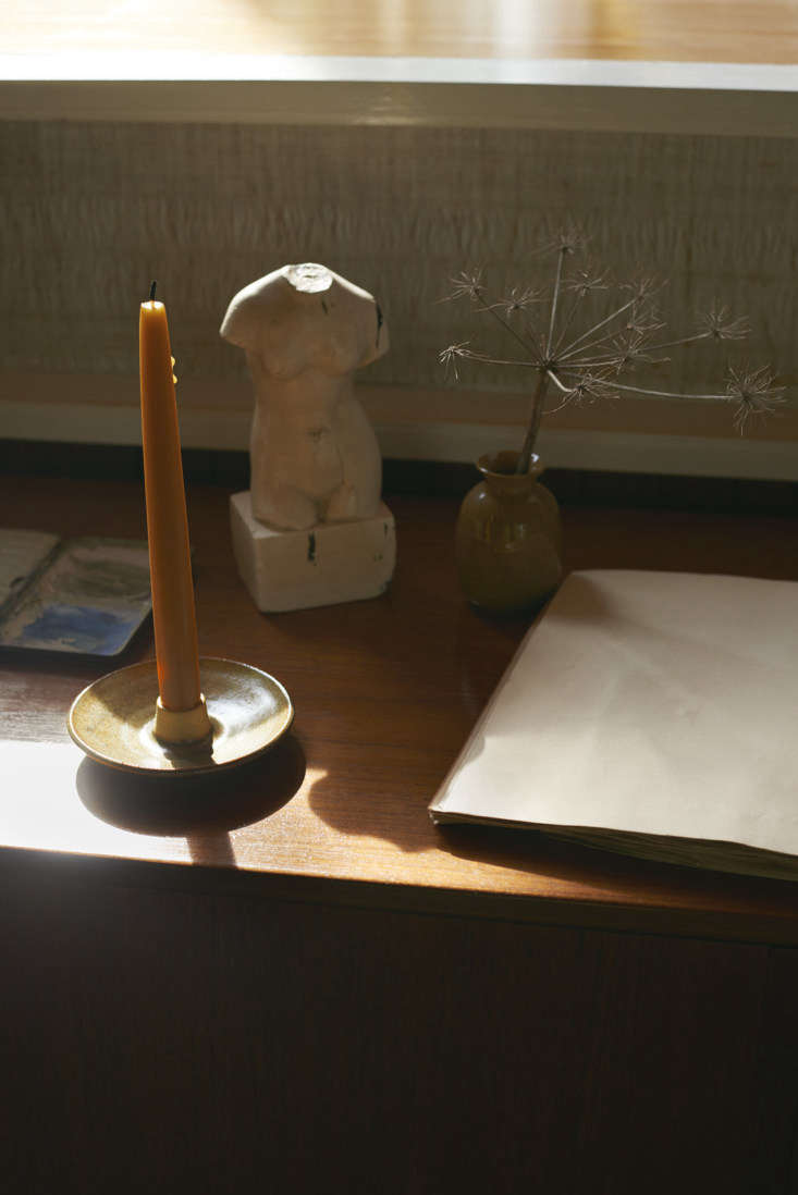 small vase and pottery west candle holder from toast 22