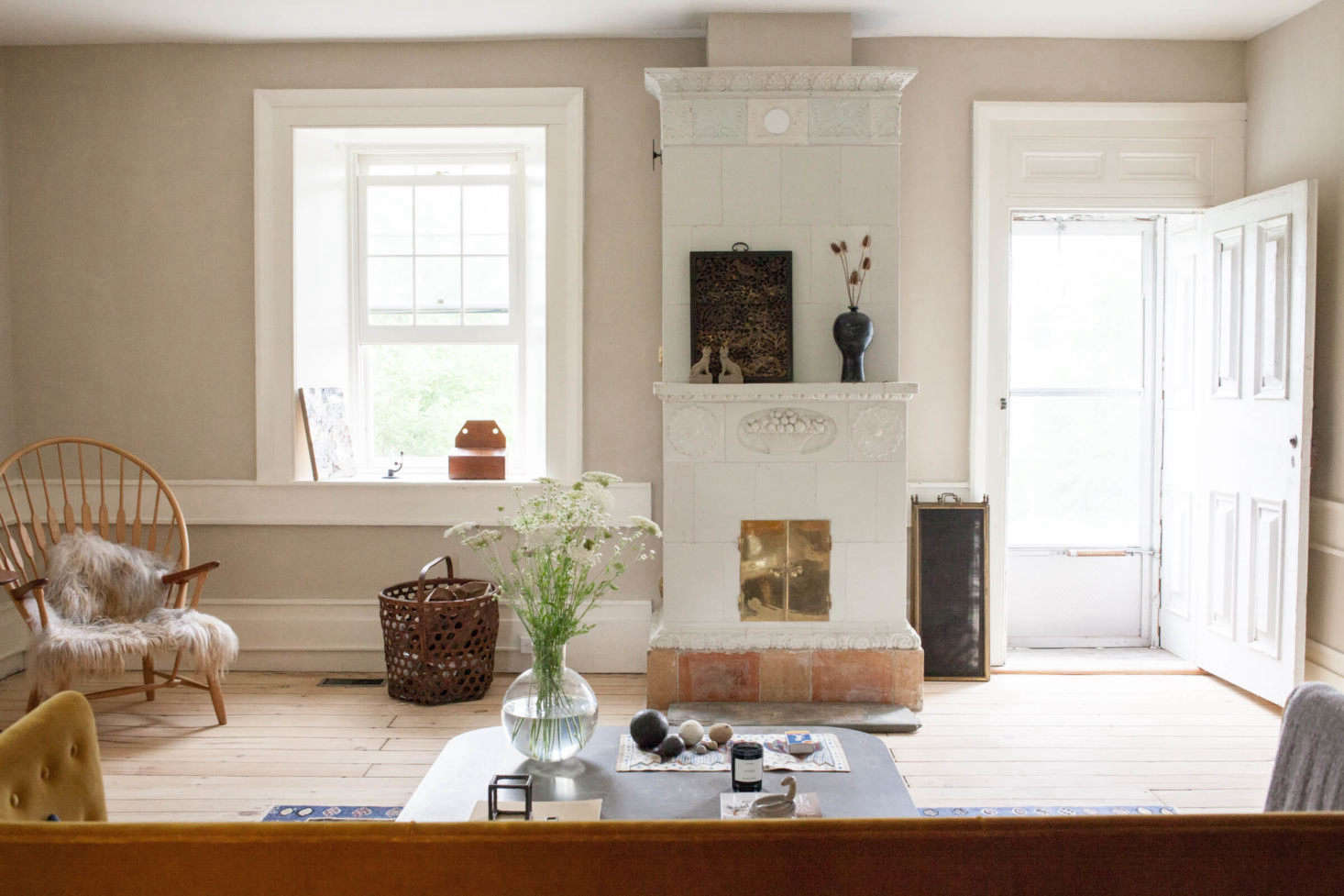 Revisiting a favorite rustic winter project: An Antique Stone House Revived, from John and Juli Baker of Mjolk in Toronto.