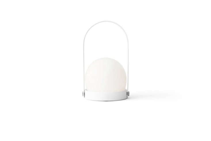 the carrie led table lamp in white designed by norm architects for menu is port 23