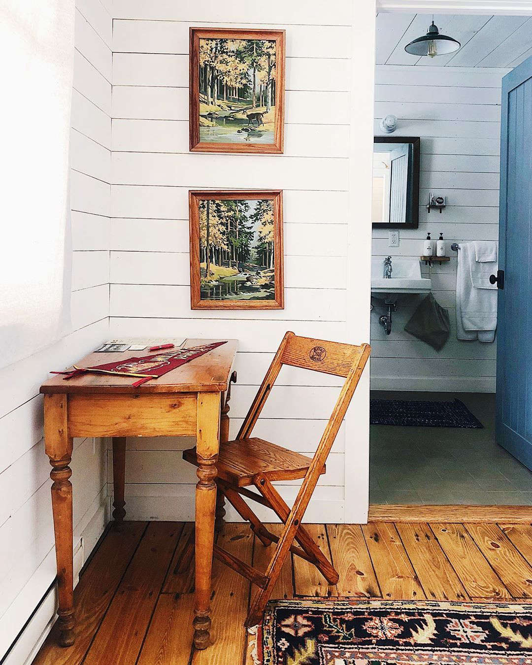 Old wooden folding chairs and paint-by-number paintings are Craigslist staples.