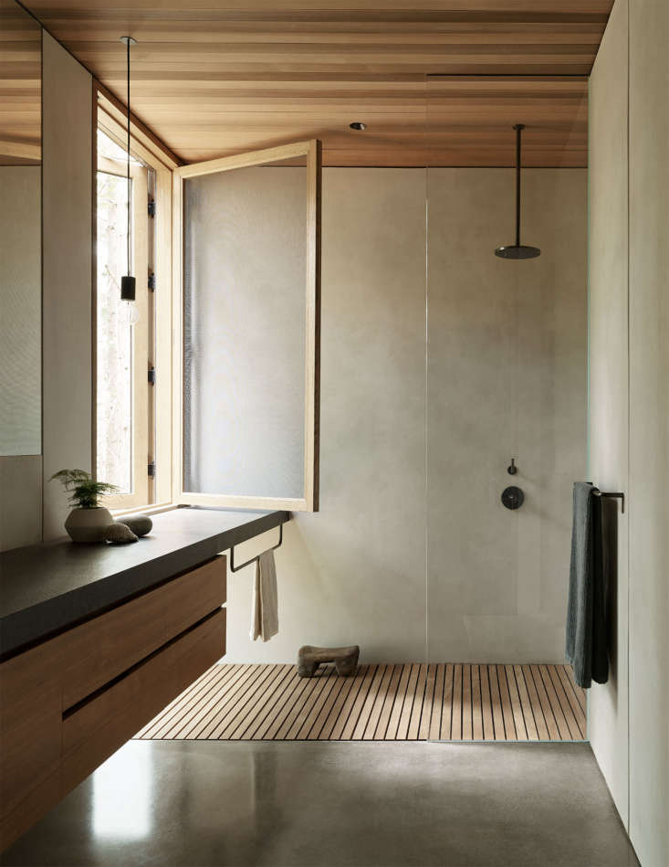 zen perfection in the bathroom, which features a shower with a view. &#8\2\ 27