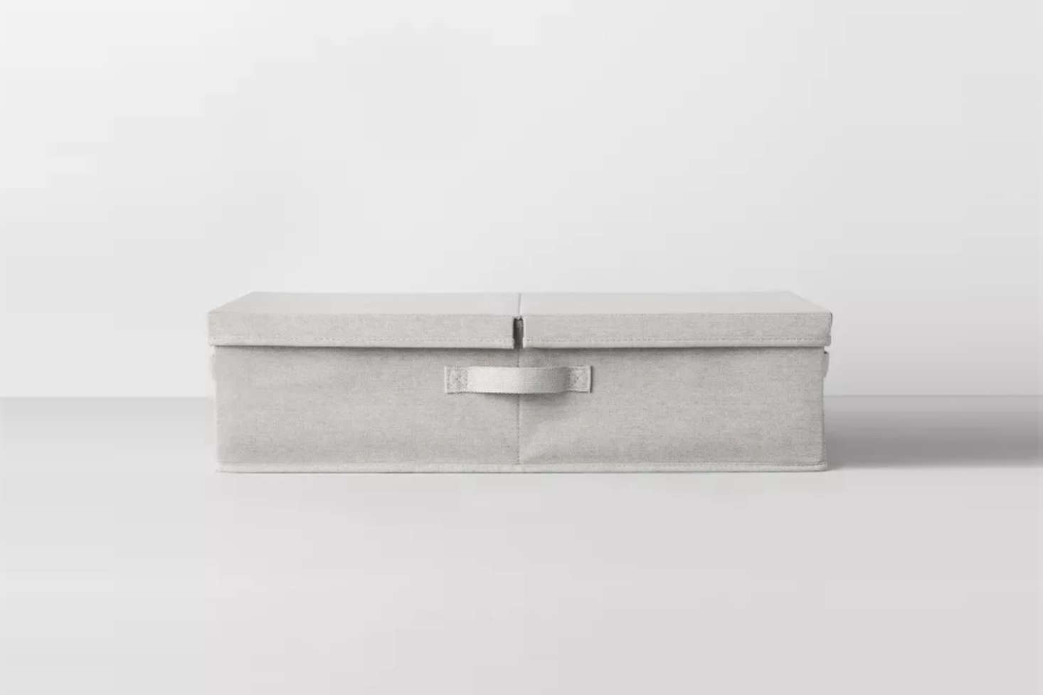 The structured Underbed Fabric Bin in Light Gray from Made by Design is $ at Target.